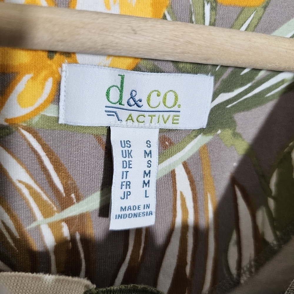 Custom Upcycled Reworked Floral/Striped Sweatshirt - Picture 3 of 3